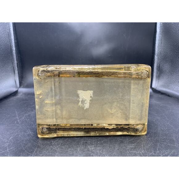 Vintage Lucite /Acrylic Napkin Holder With Encased Flowers And Seeds - Picture 6 of 7